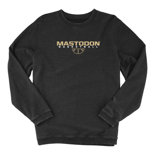  Boxercraft Womens Black Corded Crew - Purdue University Fort Wayne Basketball Graphic