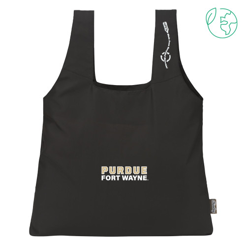  ChicoBag Black Original rePETe Tote - Purdue University Fort Wayne Primary Athletic Wordmark