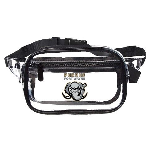  Clear Fanny Pack - Purdue University Fort Wayne Primary Athletic Mark