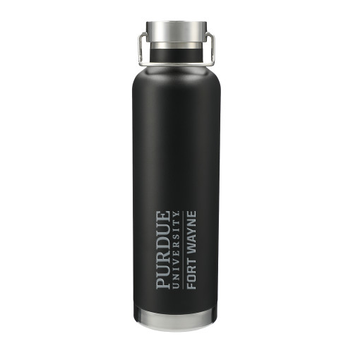  Thor Copper Vacuum Insulated Black Bottle 32oz - Purdue University Fort Wayne Secondary Wordmark Engraved