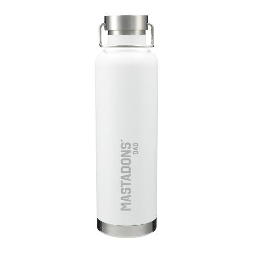  Thor Copper Vacuum Insulated White Bottle 32oz - Purdue University Fort Wayne Dad Engraved
