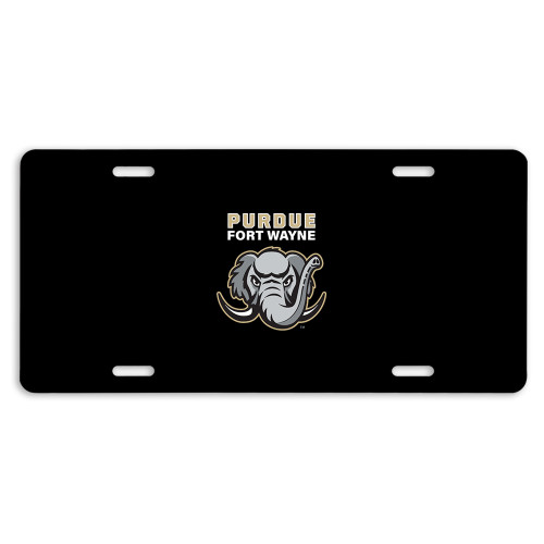  License Plate - Purdue University Fort Wayne Primary Athletic Mark