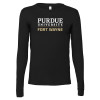 Thumbnail image for  Bella + Canvas Black Jersey Cotton Long Sleeve T Shirt