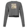 Thumbnail image for  Bella + Canvas Womens Deep Heather Cropped Fleece Crew