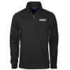 Thumbnail image for  Black Slub Fleece 1/4 Zip Pullover