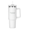 Thumbnail image for  Hippo White Mug & Straw Lid with Twist Closure 40 oz