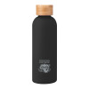 Thumbnail image for  Blair Black Stainless Steel Bottle w/ Bamboo Lid 17 oz