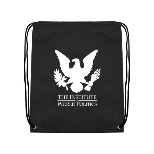  Black Drawstring Backpack - IWP Eagle