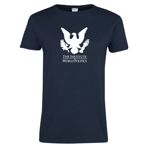  Womens Short Sleeve Navy Tee - IWP Eagle