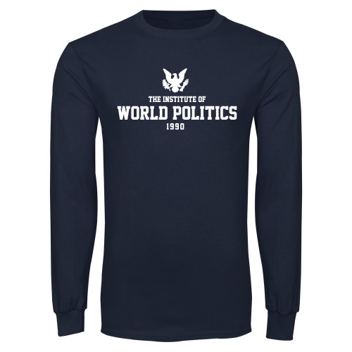  Navy Long Sleeve T-Shirt - Additional World Politics