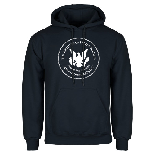  Navy Fleece Hoodie - IWP Seal