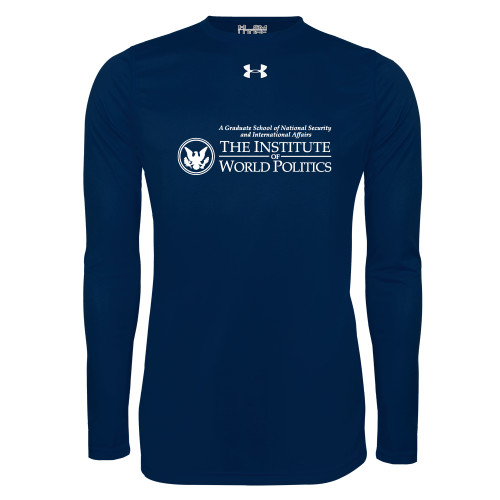  Under Armour Navy Long Sleeve Tech Tee - Primary