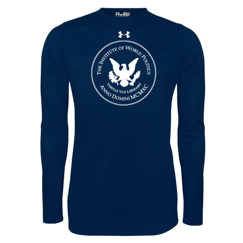  Under Armour Navy Long Sleeve Tech Tee - IWP Seal