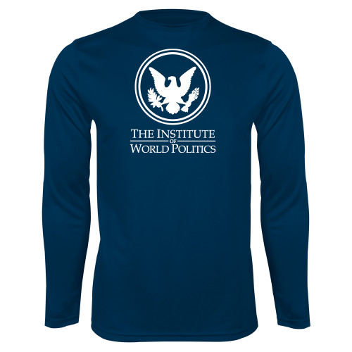  Navy Performance Long Sleeve Shirt - Artwork