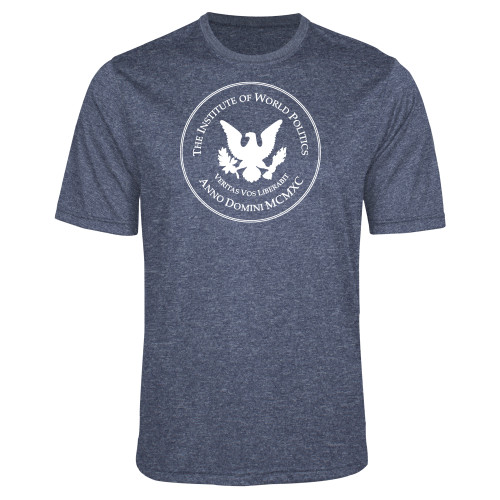  Navy Heather Performance Contender Tee - IWP Seal