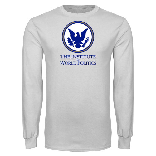  White Long Sleeve T Shirt - Primary Stack