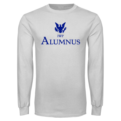  White Long Sleeve T Shirt - Alumnus