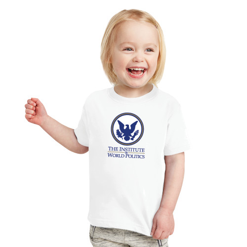  Toddler White T Shirt - Primary Stack