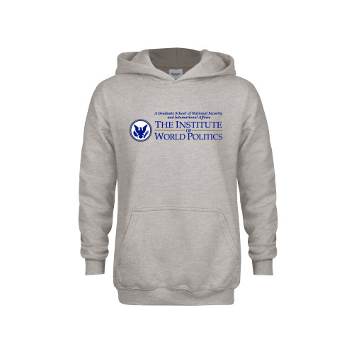  Youth Grey Fleece Hood - Primary