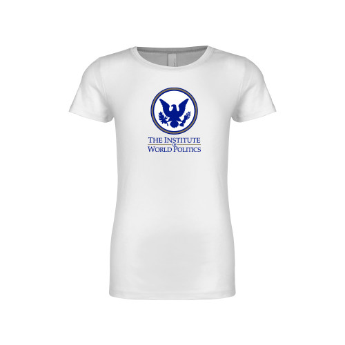  Next Level Girls White Fashion Fit T Shirt - Primary Stack