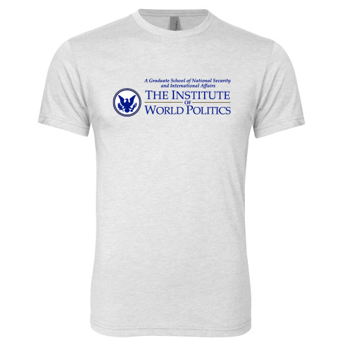  Next Level Heather White Triblend Tee - Primary