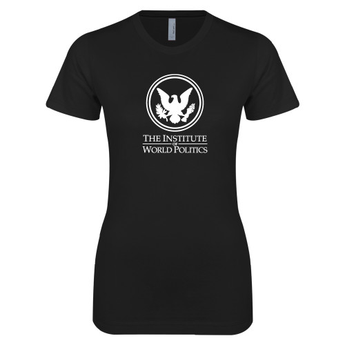  Next Level Womens Black Boyfriend Tee - Primary Stack