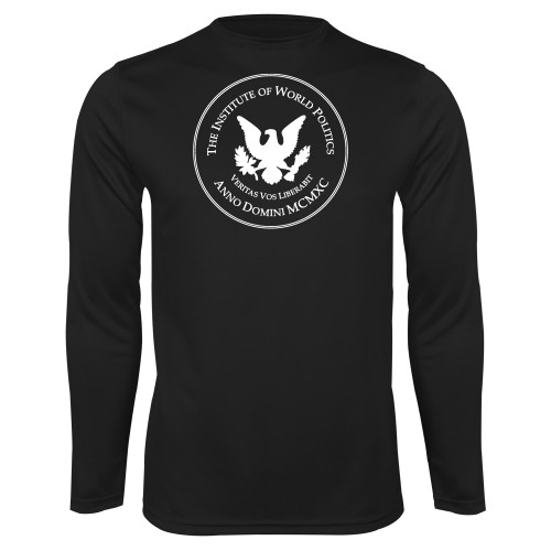  Black Performance Long Sleeve Shirt - IWP Seal