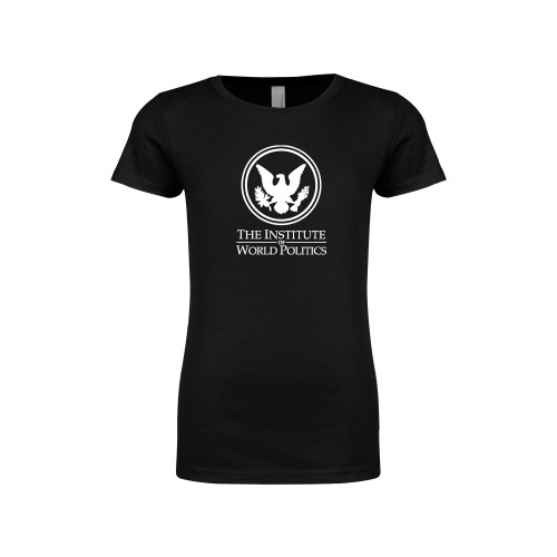  Next Level Girls Black Fashion Fit T Shirt - Primary Stack