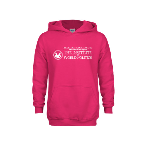  Youth Hot Pink Fleece Hoodie - Primary