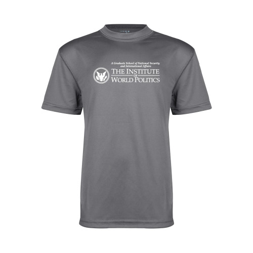  Youth Performance Grey Concrete Tee - Primary