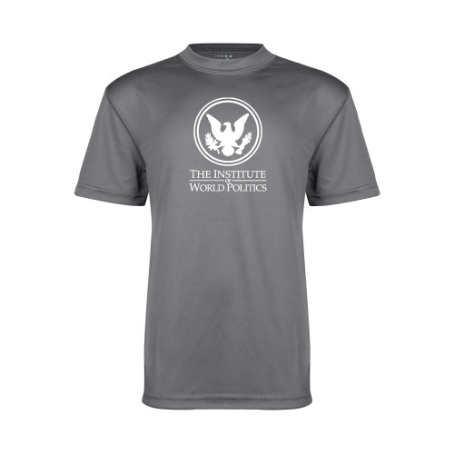 Youth Performance Grey Concrete Tee - Primary Stack