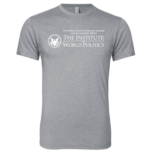  Next Level Heather Grey Triblend Tee - Primary