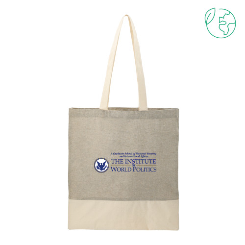  Split Recycled Grey Cotton Twill Convention Tote - Primary