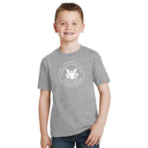  Youth Grey T Shirt - IWP Seal