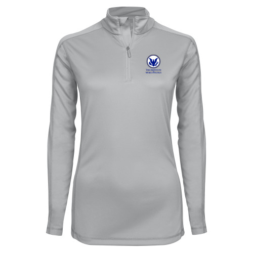  Syntrel Womens Platinum Interlock 1/4 Zip - Primary Stack