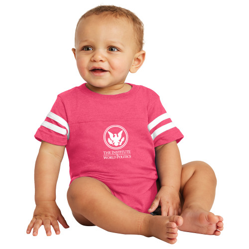  Vintage Hot Pink Jersey Onesie - Primary Stack