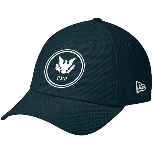  New Era Navy Diamond Era 39Thirty Stretch Fit Hat - IWP Circle