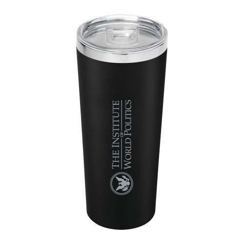  Thor Vacuum Insulated Black Tumbler 22oz - License Plate and Pens Artwork Engraved