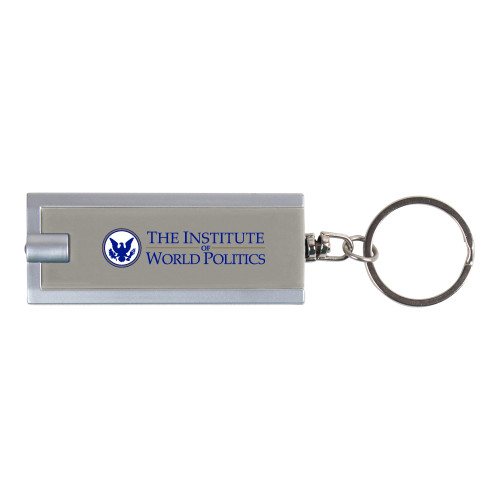 Turbo Silver Flashlight Key Holder - License Plate and Pens Artwork