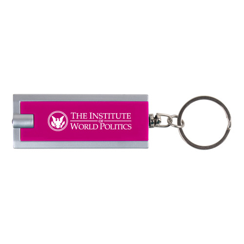  Turbo Pink Flashlight Key Holder - License Plate and Pens Artwork