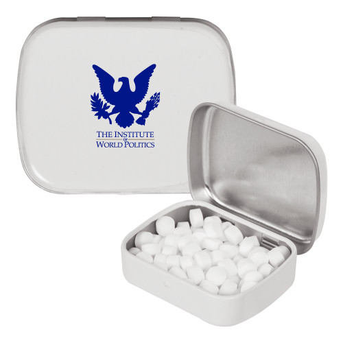  White Rectangular Peppermint Tin - IWP Eagle