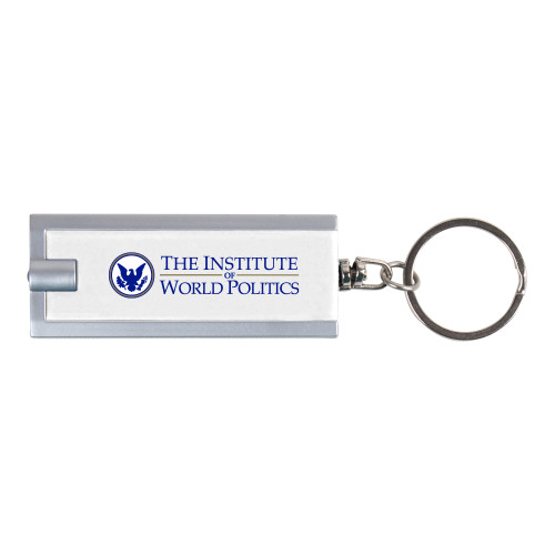  Turbo White Flashlight Key Holder - License Plate and Pens Artwork