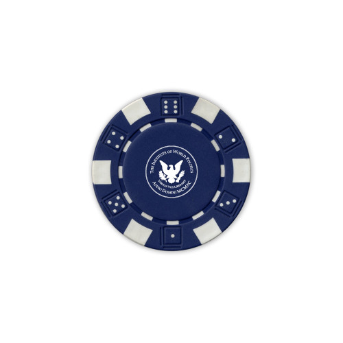  Blue Game Chip - IWP Plain