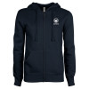 Thumbnail image for  ENZA Womens Navy Fleece Full Zip Hoodie