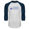 Thumbnail image for  White/Navy Raglan Baseball T Shirt