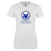 Thumbnail image for  Next Level Womens White Boyfriend Tee
