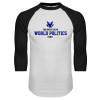 Thumbnail image for  White/Black Raglan Baseball T Shirt