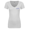 Thumbnail image for  Next Level Womens White Ideal V Tee