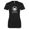 Thumbnail image for  Next Level Womens Black Boyfriend Tee