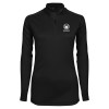 Thumbnail image for  Syntrel Womens Black Interlock 1/4 Zip